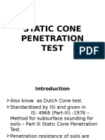 Static Cone Penetration Test Presentation