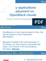 Easy Applications Deployment on Openstack Clouds