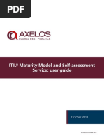 ITIL Maturity Model SA User Guide v1 2W