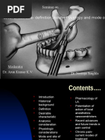 L.a- Neurophysiology and Mode of Action