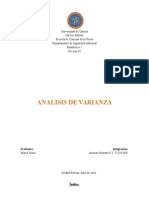 Analisis de Varianza