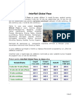 Interrail Global Pass: Varianta Flexibilă (Utilizare 5 Zile Din 10 Zile de Valabilitate Sau 10 Zile Din 22