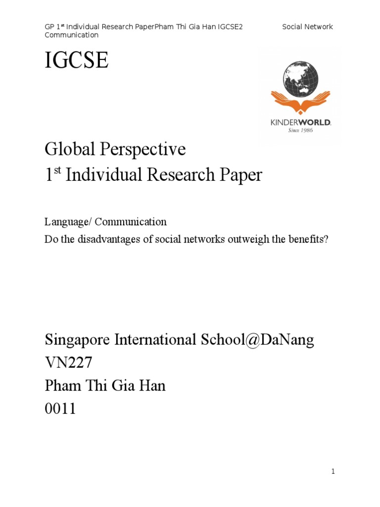 global perspective research paper topics