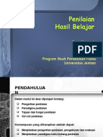 Penilaian Hasil Belajar