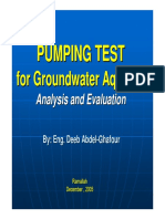 Pumping Test