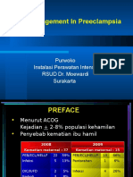 Fluid Manajemen in Pre Eclampsia