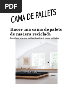 Muebles de Pallets Como Construirlos