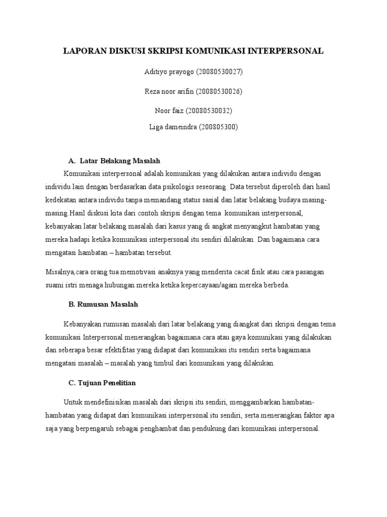 25++ Contoh proposal penelitian kualitatif komunikasi antar budaya ideas