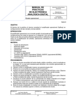 Practicas Electronica El Amplificador Operacional