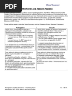 Participation Rate Policies