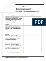 Independent Dependent 3