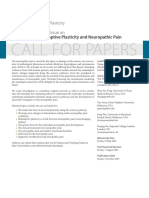 Call For Papers: Maladaptive Plasticity and Neuropathic Pain