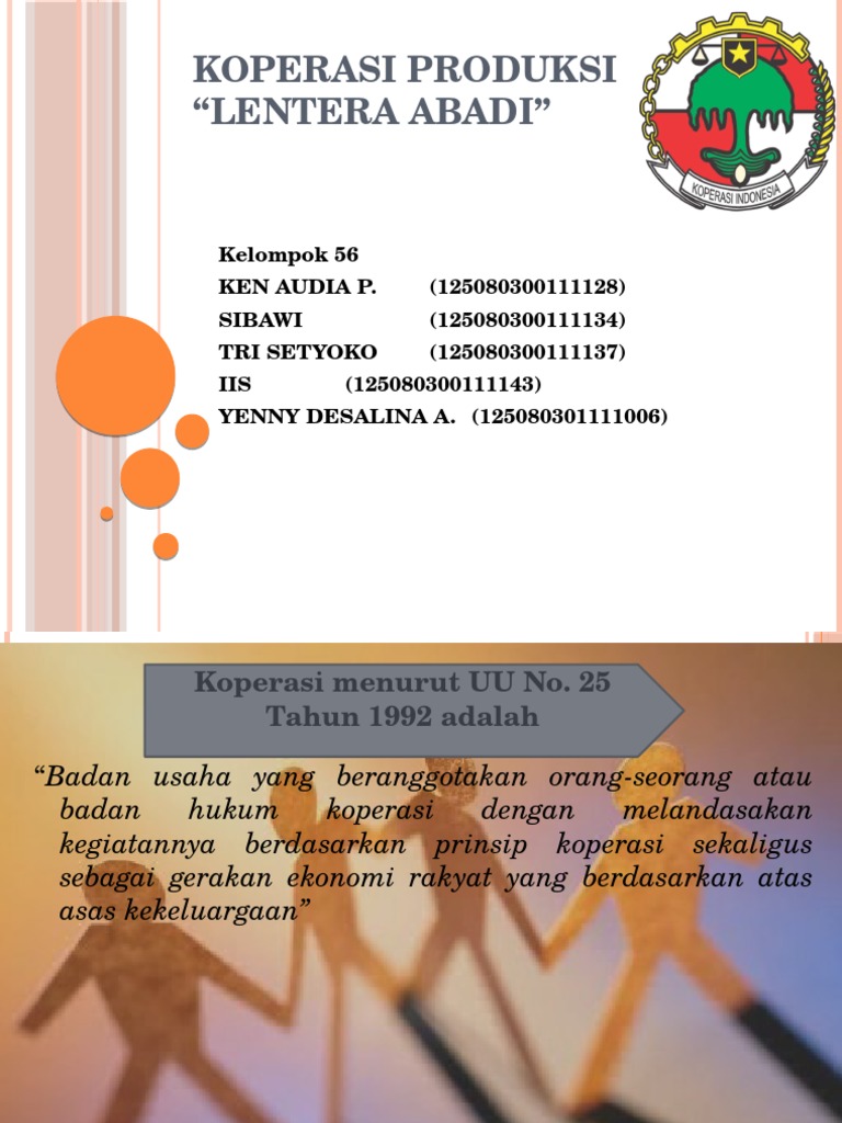 KOPERASI PRODUKSI
