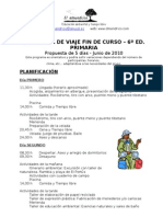 Programa Viaje Fin de Curso