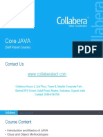 Collabera TACT - JAVA - Unit 01 PDF