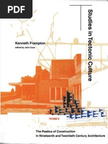 Studies in Tectonic Culture 