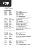 2015 2016 Academic Calendar 2