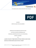 Ensayo Aplicabilidad Del Codigo Sustantivo Del Trabajo