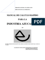 Calculos en La Industria Azucarera