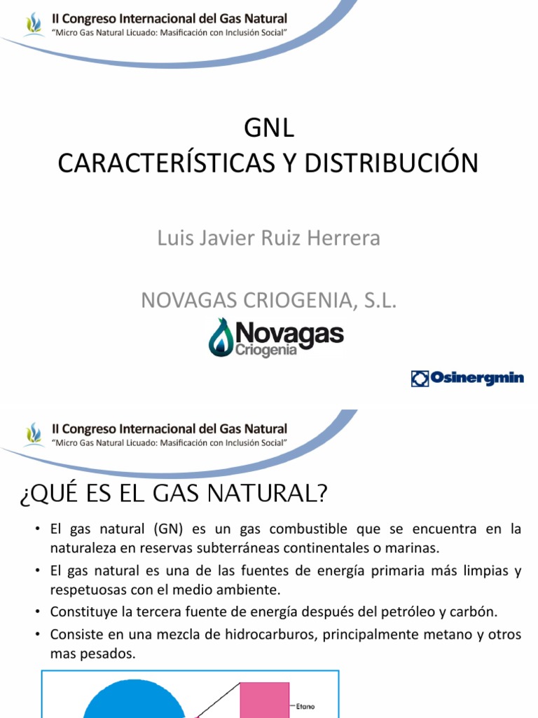 GNL: Características y Distribución | PDF | Gas natural licuado | Gas ...