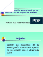 Clase 1 Investigaci+ N Educacional - Exigencias PDF