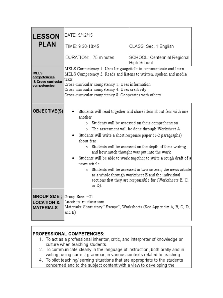 short-story-lesson-plan-reading-comprehension-lesson-plan