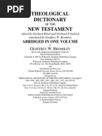 THEOLOGICAL Dictionary of The New Testament PDF