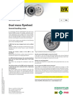 Dual Mass Flywheel: Service Info