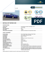 Euroncap Ford Mondeo 2014 5stars