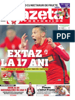 Noua grafică a Gazetei Sporturilor - editie gratuită pentru toţi cititorii