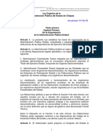 Ley Organización de La Administracion Publica