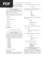 Physics 303K Test 3 Solutions