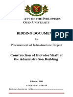 Bid Docs For Construction of Elevator Shaft at The Administration Building