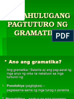 Ang Gramatika at Ang Guro