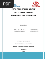Download Proposal Kerja Praktek Toyota by Aqfha Hardhian SN299289781 doc pdf