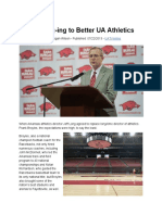 Ad Long-Ing To Better Athletics