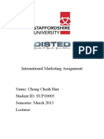  International Business Assignment