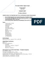 We The People Summary Sheet Unit 4