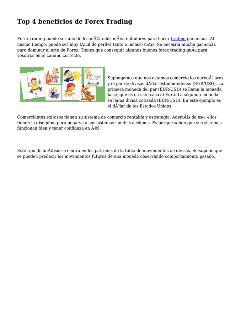 Top 4 Beneficios De Forex Trading - 
