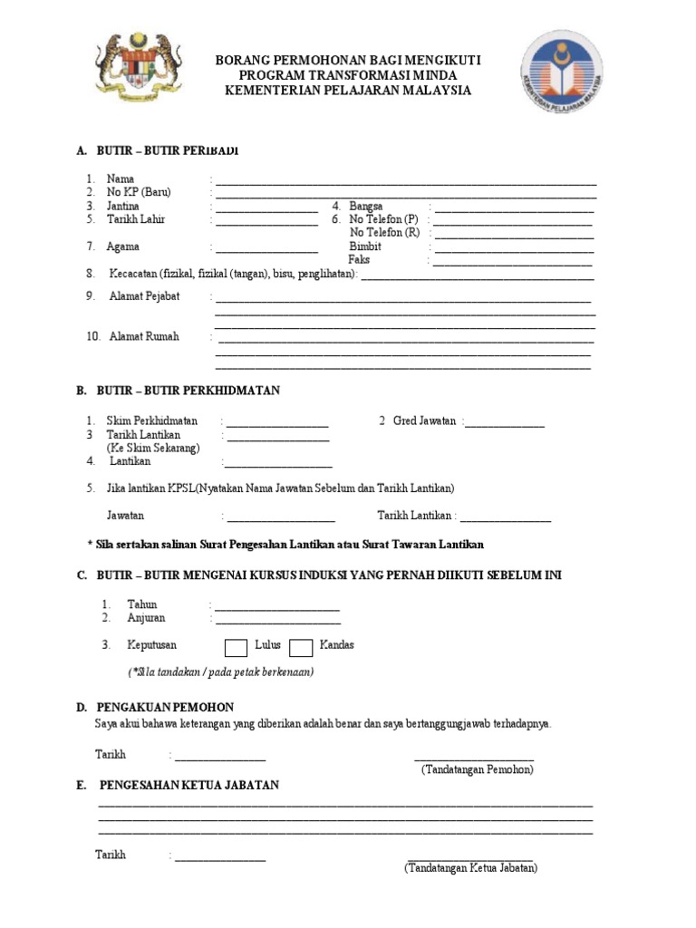 Borang Ptm Pdf Pdf