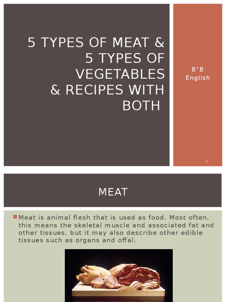 5 Types of Meat & 5 Types PDF Poultry Roasting