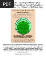 Euler Logic Diagram Shows Logical Relationship of "natural born Citizen" Set and SuperSets