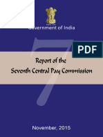 Seventh Central pay commission Report
