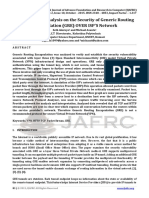 Performance Analysis on the Security of Generic Routing Encapsulation (GRE) OVER ISP'S Network