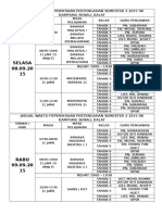 Jadual Exam