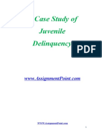 Causes of Juvenile Delinquency Case StudyTITLE