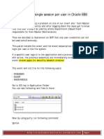 How To Restrict Single Session Per User in Oracle Ebs