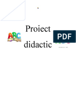 Proiect Didactic Clasa a II-A