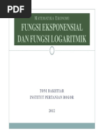 Fungsi Eksponensial Dan Fungsi Logaritma PDF