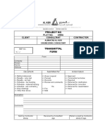 Transmittal Form